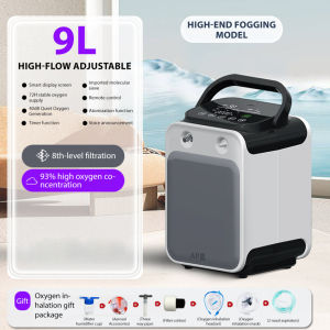 เครื่องออกซิเจนในบ้านออกซิเจนแบบพกพา2ลิตรสำหรับผู้สูงอายุ & ตั้งครรภ์การไหลอย่างต่อเนื่องพร้อมเครื่องลดความชื้นและเสียงรบกวน