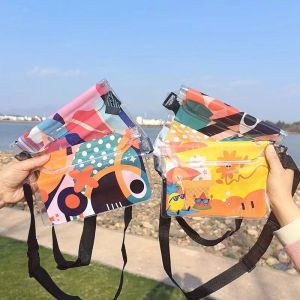 4Pcs Set Three Layers Waterproof PVC Phone Storage Bag Multipurpose Sealed Waterproof Fanny Pack For Outdoor Travel