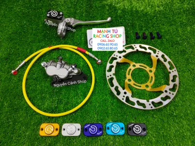 Bộ phanh thắng đĩa sirius wave - Mạnh Tú MTS