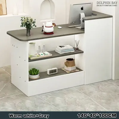 TENDO Bar Counter Simplicity Front Desk Minimalist Supermarket Counter Multifunctional Coffee Table Cash Register