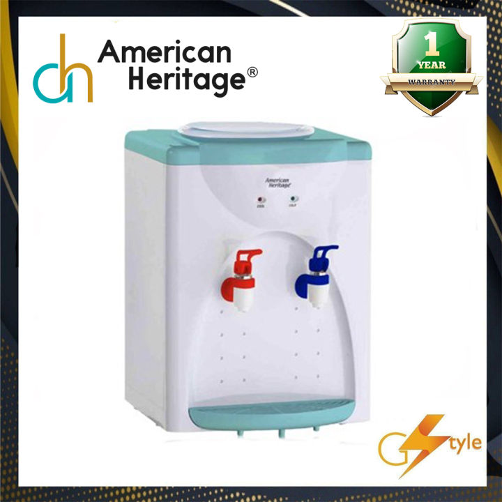 American Heritage Compact Table Top Hot and Cold Water Dispenser AHWD