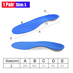 VTTO 1Pair Flat Feet Arch Support Orthopedic Insoles Plantar Fasciitis Heel Pain Orthotics Insoles Sneakers Shoe Inserts for Men Women