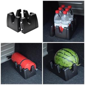 Resilient Plastic Cargo Blocks Multipurpose Trunk Divider Blocks 4pcs for Keeping Your Vehicle Trunk Neat & Organized
