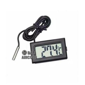 Mini Digital Thermometer Hygrometer Jam Suhu Digital Termometer Temperatur Ruangan Pengukur Suhu Aquarium Air Udara