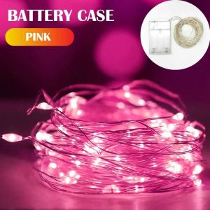 5M/10M LED Light Strip Fairy Lights Battery Operated Light For Curtain Wedding Party Hari Raya Decoration Lights LED String Light Fairy Lights 3PCS AA Battery Operated Light Wedding Christmas Party Decoration Lights