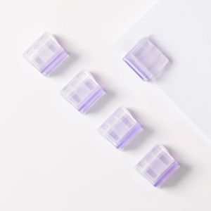 FEATSHOP64FE8 20PCS Đồ dùng học tập Sinh viên Trong suốt Đa chức năng Màu kẹo Sáng Tạo Kẹp Giấy chữ cái Bìa hồ sơ giấy kiểm tra Kẹp đẩy Kẹp góc