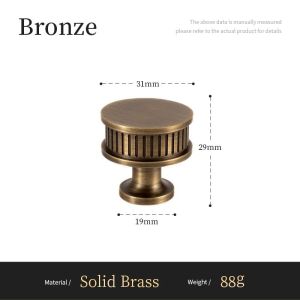 Solid Antique Brass Handles Spiral Ribbed Drawer Handle Bedroom Wardrobes Cabinet Handle Kitchen Cabinet By Handle Antique Single Hole Cabinet Knob
