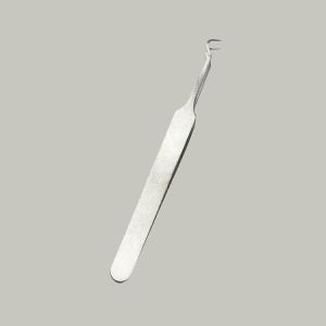 {2pcs} Blackhead Acne Bend Curved Clip Tweezer Stainless Steel Pimple Remover Facial Skin Cleaning Tool粉刺夹
