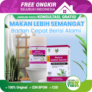 Obat gemuk Permanen Penggemuk badan herbal alami serta penambah nafsu makan Berat badan bikin cepat gemuk