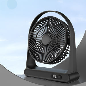 180° Rotation USB Desk Fan Rechargeable USB Fan Adjustable Table Fan With 3-Speed Modes Portable Kipas Meja Mini