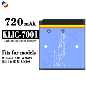 Dimi for Kodak KLIC-7001 Camera Battery M1063/M320/M340/M341/M753/M763