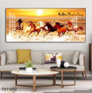 Tranh Mã Đáo Thành Công 3d Tráng Gương Cao Cấp Hiện Đại. Trang Trí Nhà Cửa Làm Quà Tặng Tận Gia