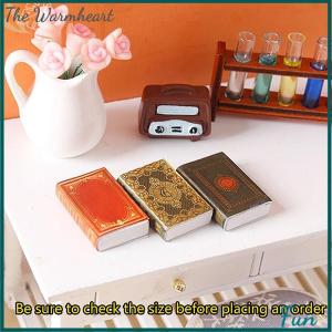 【The Warmheart】 6Pcs 1:12 Dollhouse Miniature Book Comic Book Small Books Mini Model Kids Pretend Play Toys Doll House Accessories
