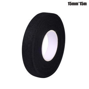 Heat-resistant Adhesive Cloth Fabric Tape For Car Auto Cable Harness Wiring Loom Protection Width 9/15/25MM Length 15M