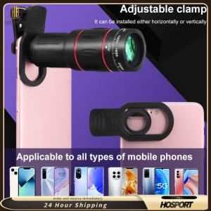 【HOSPORT】 18/36/64X Phone Camera Lens with Tripod Zoom Cellphone Camera Lens Long Focus Universal External Zoom Camera Lens for Android & iPhone