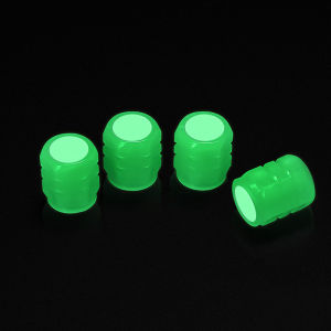 4pcs Mitsubishi Luminous Tires Valve Caps Fluorescent Motorcycle Bicycle Decoration Accessories Cool Trendy Car Tire Modification for Xpander Delica Pajero Sport L200 Fuso Eclipse