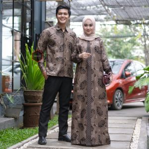 COUPLE GAMIS BOLERO KEMEJA MOTIF KERANG