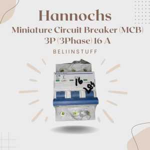 MCB (Miniature Circuit Breaker) Hannochs 3 PHASE