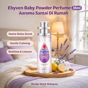 HIYES BABY Perfume Minyak Wangi 35ML Long-Lasting Soft Fragrance for Women Kids & Adults Fresh Floral & Milk Scents