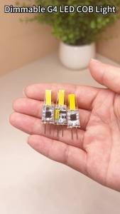 G4 Led Silicone Lamp 3W Bulb Dimmable Lamps 12V Home Lighting Cob Light Bulbs 3000K 6000K Spotlight Bombillas Lamparas Glass Chandelier For Pendant Clear Beam Lampada