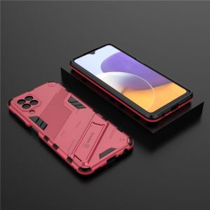 Samsung Galaxy A12 M12 A22 4G 5G M31 M51 Phone Case Hard Fashion Armor Shockproof Casing Soft Stand Holder Bracket Back Cover