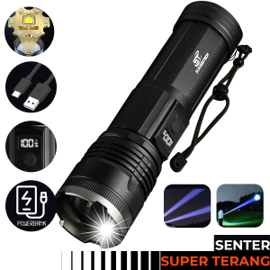 Senter Zoom In Zoom Out Senter Jarak Jauh Senter Terang Senter COB - SP36