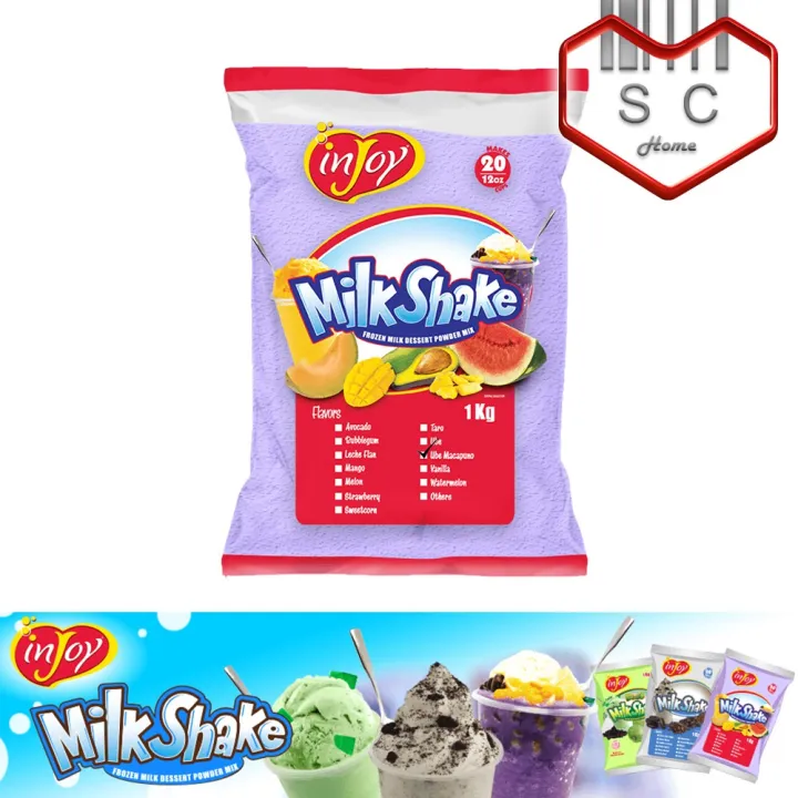 Injoy Ube Macapuno Milkshake Shake Powder 1kg Milk Shake Supercharge | Lazada Philippines