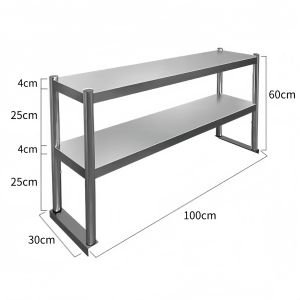 JD JINDIN Kitchen Table Stainless Stainless Working Table Stainless Table For Kitchen Rectangular Table Kitchen Table Kitchen Counter Tops Table Size 100*50*80cm