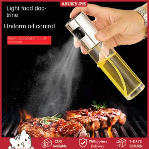 COD【Local Deliver】100ML Graduated Oil Spray Bottle ABS Press Type Kitchen Household Air Fryer Olive Oil Spray Divine Appliance Barbecue