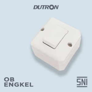 DUTRON Saklar Single Outbow Tempel Dinding Engkel Tunggal SNI