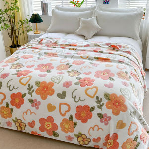 【Super low price】New Thick And Warm Farley Fleece Blanket - Ultra-Soft Napping Air-Conditioning Blanket - Multi-Functional Sofa Cover Blanket