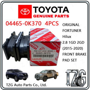 Auto Parts：04465-0K370 Toyota Fortuner Hilux Land CruiserTundraLexus 2015-2020 (FRONT) Brake Pads 4PCS