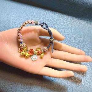 【JIN YU SAND】Artisans Touch·Lotus Blessing | Hand-braided Sand Gold Bracelet | Traditional Craftsmanship | Premium Gold-plated Sand | Exclusive Design | SG LOCAL 🌸
