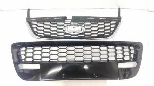 Kaly Car Radiator Cover Front Upper Lower Grill Racing Grills Fit For Ford Mondeo Fusion MK2 2007 2008 2009 2010 N7Y3P