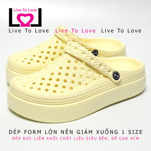 Dép tổ ong bít mũi siêu nhẹ đế cao 4cm DUWA - Hàng chính hãng - LN356