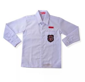 Baju Putih Seragam Sekolah Lengan Panjang/Pendek - Kemeja Putih Polos Lengan Panjang/Pendek KLS 1-6