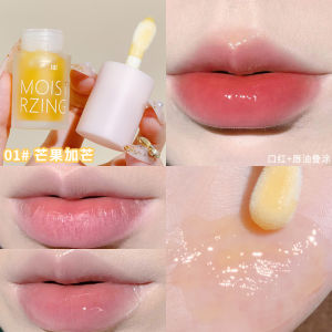Xixi Makeup Lip Gloss Clear Moisture Jelly Lip Oil Translucent Texture Lightweight Chubby Lip Protector Stacked Coat Glossy Lip Glaze Student