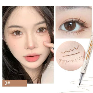 Dorisna siêu mỏng kẻ mắt chất lỏng mịn kẻ mắt không thấm nước bền lâu nằm tằm bút mắt mỹ phẩm