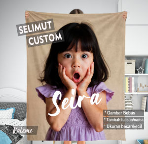 Selimut Custom Foto  anime  kpop  band  dll desain suka suka kaizme