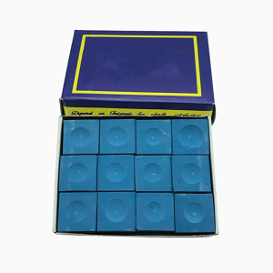 12pcs Billiard Cue Tip Chalk Nonslip Square Cue Chalk Snooker Billiard Chalk Indoor Sport Snooker Accessories Easy to Us