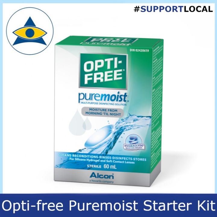 (Travel Pack/Starter Kit) OPTIFREE PURE MOIST HG Contact Lens