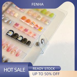 FENHA Nail Art Piece Storage Book Large Capacity Exhibition Photo Album Card Clip Display Board DIY Simple Album Storage Book