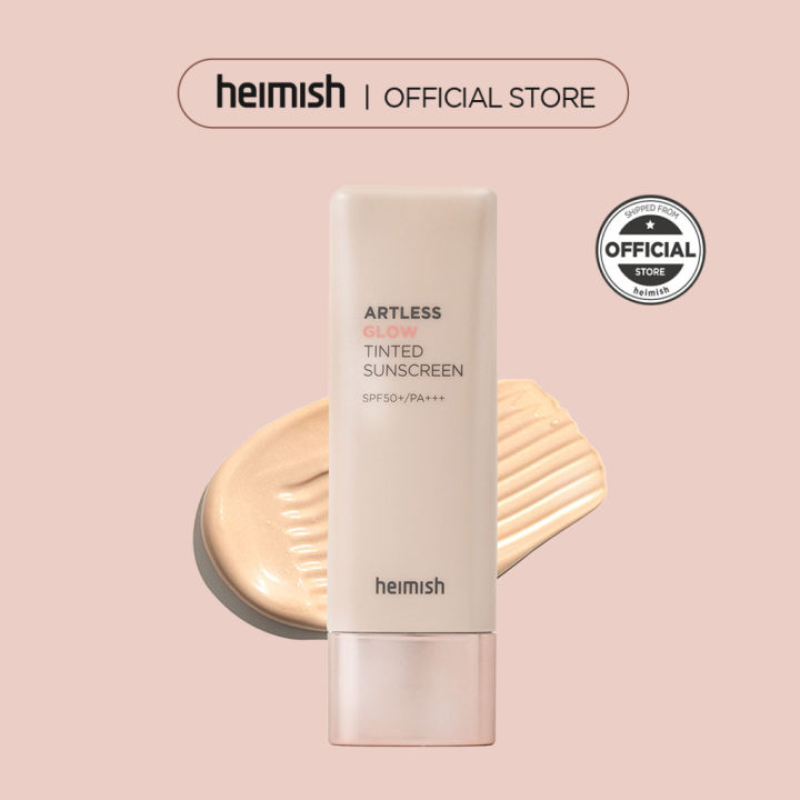 [heimish] Artless Glow Tinted Sunscreen Shine Beige SPF50+ PA+++ 40ml ...