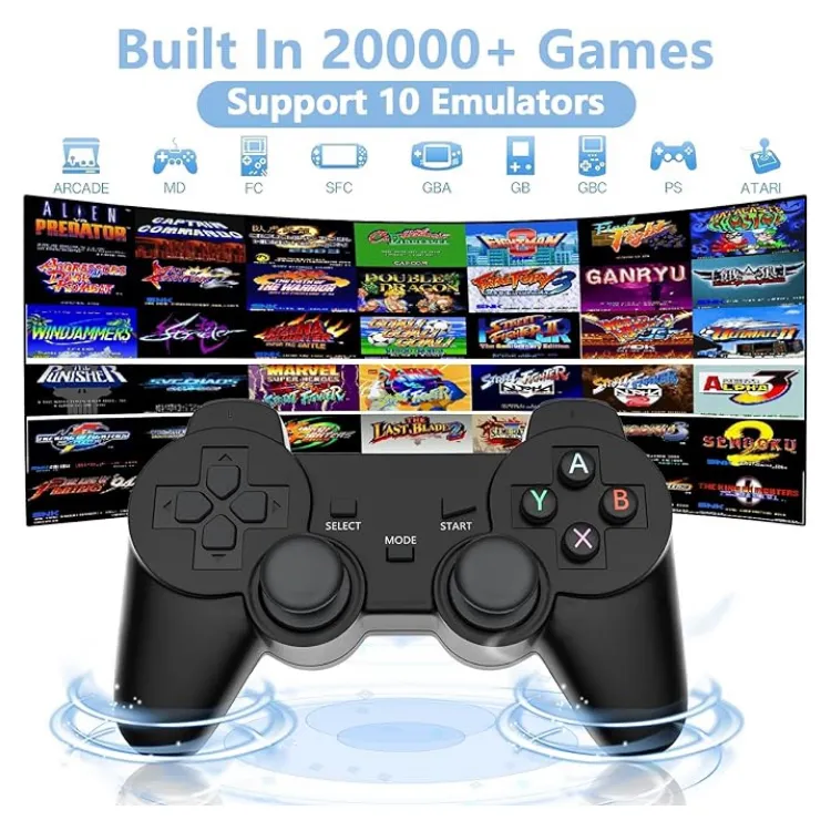 PHONEBOX W8 Pro 4K Smart TV Box + Game Console Set Dual System