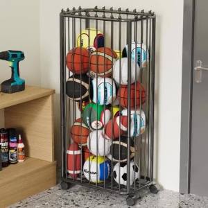 Sacesr Simple Basketball Storage Racks Ball Finishing Rack Removable Lightweight Storage Holders Indoor Organization Accessories 9H4B3