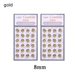FOUNDTWO 48 cái 6 / 8mm Kim khí May quần áo Thủ công Phụ kiện Phụ kiện may Các nút may Khóa kim loại Nút ẩn