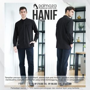 DAMOZA - Koko Damoza Hanif Broken White \ Hanif Black \ Hanif Navy \ Koko Damoza \ Kemeja Damoza