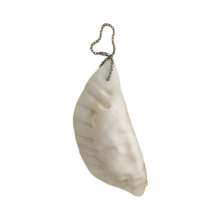 Simulation Dumpling Keychain Bag Pendant Cute Mini Squeeze Toy Dumpling Simulation Decoration Charm Stress Relief