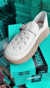 [Free Shipping] Womens thick-soled sandals 2026 summer new style closed-toe loafers hollow-out design thick-soled platform sandals for women