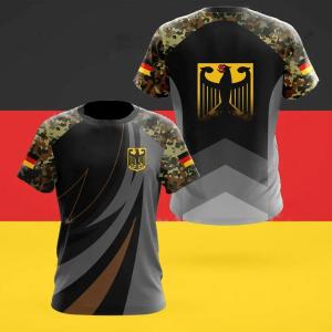 [Local Stock] HBESTY Halloween Christmas Fashionable and Lnteresting Germany Pictures For Mens T-Shirts Trend Digital Printing Casual Round Neck Short Sleeved